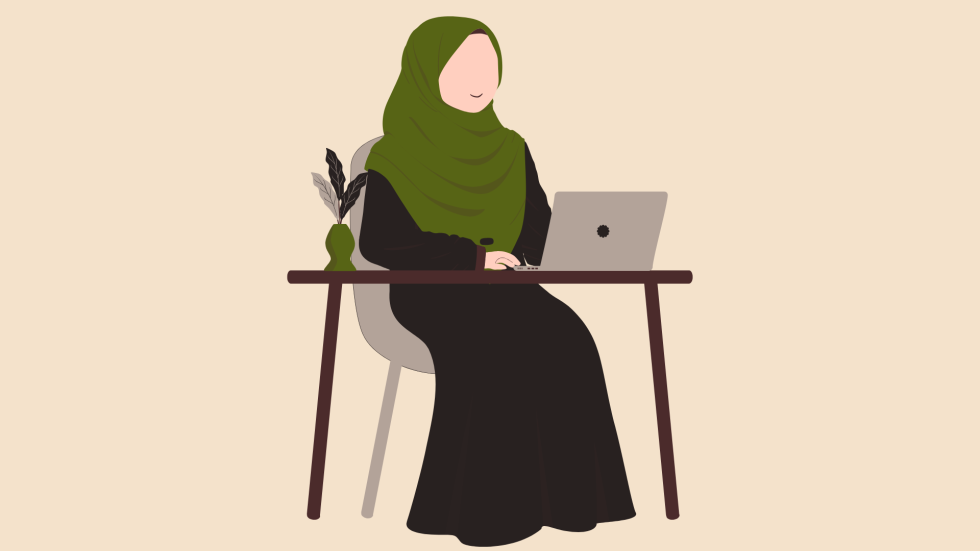 femme-musulmane-sur-ordinateur